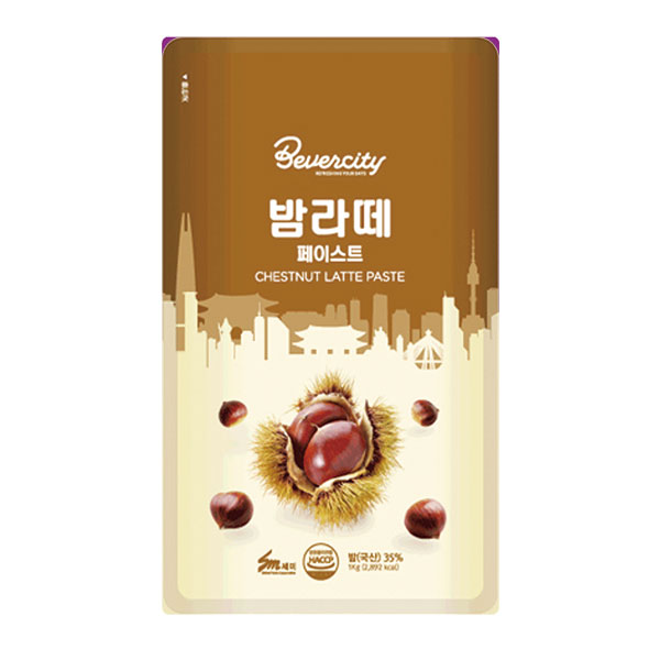 커피포유세미 베버시티 밤라떼 페이스트 1kg세미/베버시티세미기업