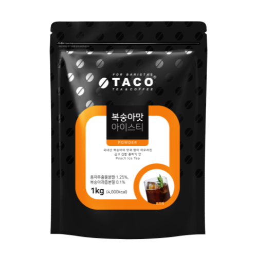 타코 복숭아맛  아이스티 1Kg