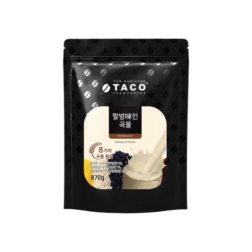 커피포유타코 팔방미인 곡물 파우더 870g 2개세트타코(주)가배온